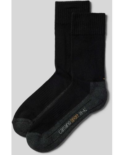 Camano Unisex Socken mit Pro-Tex Funktion im 2er-Pack - Schwarz