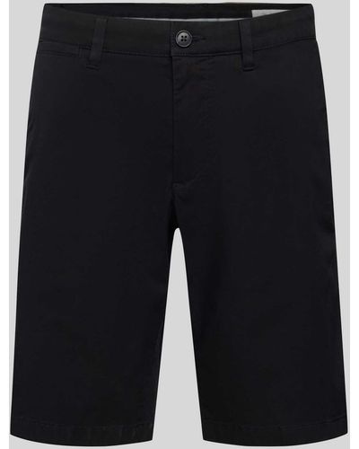 S.oliver Regular Fit Chino-Shorts mit Gesäßtaschen - Schwarz