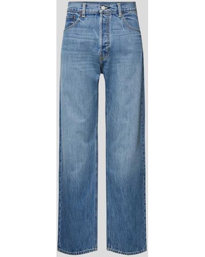 RE/DONE Loose Fit Jeans aus reiner Baumwolle - Blau