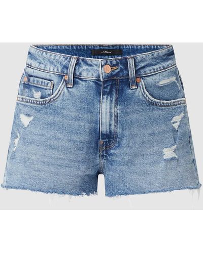 Mavi Jeansshorts mit Stretch-Anteil Modell 'Rosie' - Blau