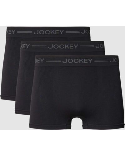 Jockey Boxershort Met Label - Blauw