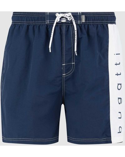 Bugatti Badehose mit Logo - Blau