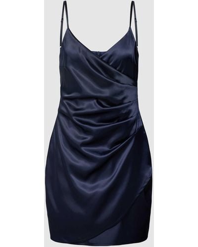 Paradi Mini-jurk Met V-hals - Blauw