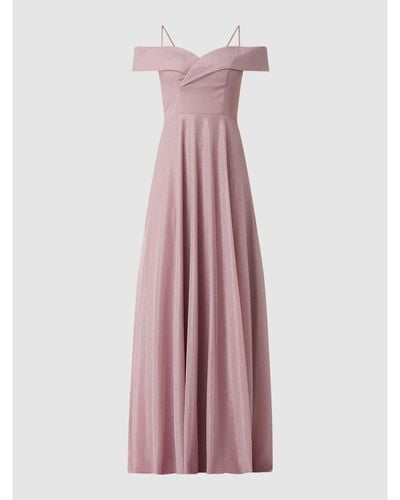 TROYDEN COLLECTION Abendkleid mit Glitter-Effekt - Pink