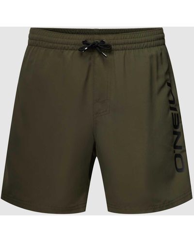 O'neill Sportswear Badehose mit Label-Print Modell 'Cali' - Grün