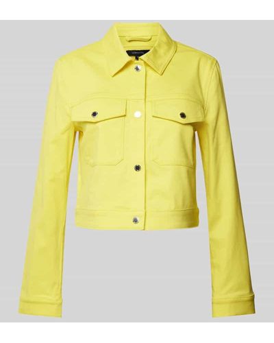 Comma, Jeansjacke mit Brusttaschen - Gelb