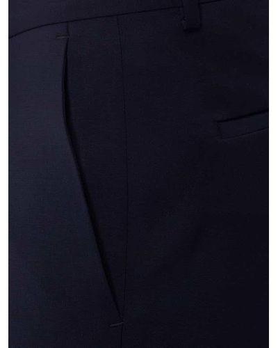 HUGO Anzughose aus Schurwoll-Mix Modell 'Hesten' - Blau