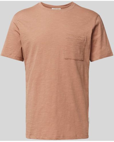 Casual Friday T-Shirt mit aufgesetzter Brusttasche Modell 'THOR' - Pink