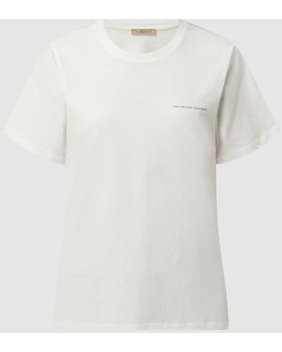 Smith & Soul T-Shirt mit Message - Weiß