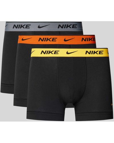 Nike Trunks mit Label-Detail im 3er-Pack - Schwarz