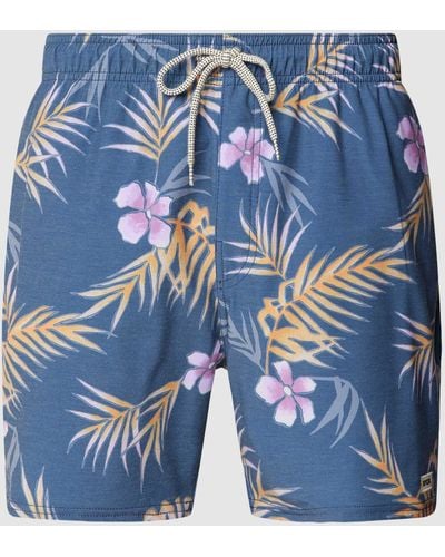 Rip Curl Badehose mit Allover-Muster Modell 'SURF' - Blau