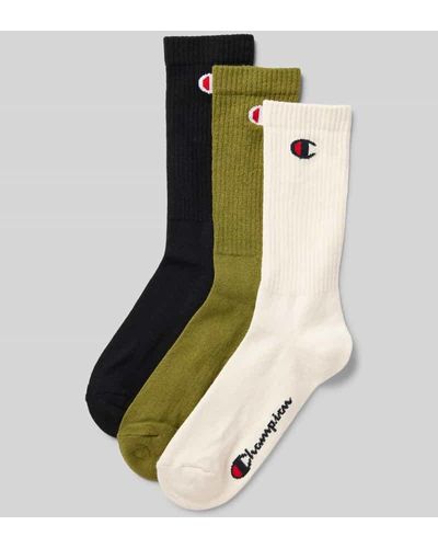 Champion Socken mit Label-Schriftzug im 3er-Pack - Mehrfarbig