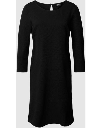 ONLY Mini-jurk Met Structuurmotief - Zwart