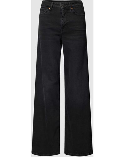 ONLY Bootcut Jeans im 5-Pocket-Design Modell 'MADISON BLUSH' - Schwarz