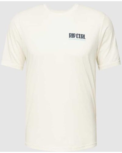 Rip Curl T-Shirt mit Label-Print Modell 'SOUL' - Natur
