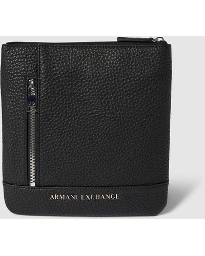 Armani Exchange Handtas Met Labelapplicatie - Zwart