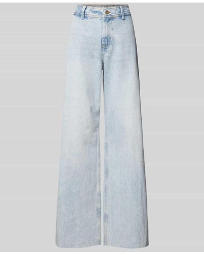 Noisy May Regular Fit Jeans mit Gürtelschlaufen Modell 'AMY' - Blau