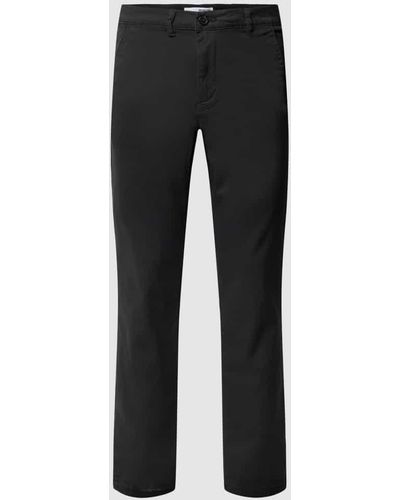 SELECTED Slim Fit Chino - Schwarz