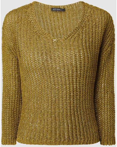 Betty Barclay Pullover Van Ajourtricot - Groen