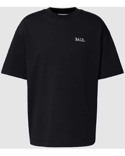 BALR T-Shirt mit Label-Stitching Modell 'Game of the Gods' - Schwarz