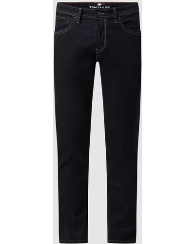 Tom Tailor Regular Slim Fit Jeans mit Stretch-Anteil Modell 'Josh' - Grau
