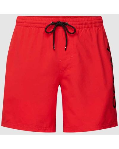 O'neill Sportswear Badehose mit Label-Print Modell 'Cali' - Rot