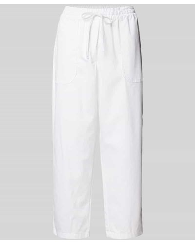 Soya Concept Stoffhose in verkürzter Passform Modell 'AKILA' - Weiß