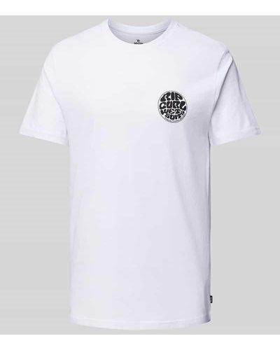 Rip Curl T-Shirt mit Label-Print Modell 'WETSUIT' - Weiß