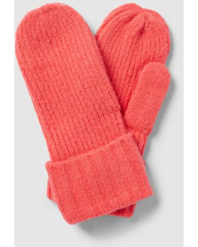 Ichi Handschuhe in Strick-Optik Modell 'AIVO' - Pink