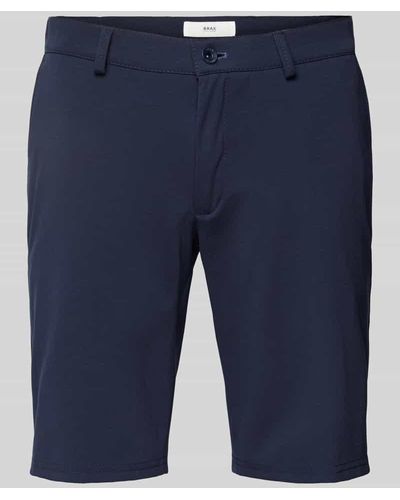 Brax Regular Fit Chino-Shorts mit Gesäßtaschen Modell 'SILVIO' - Blau