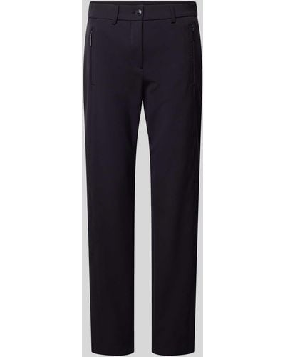 Gardeur Regular Fit Hose mit Reißverschlusstaschen Modell 'FENNA' - Blau