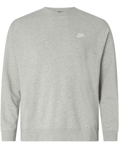 Nike Sweatshirt mit Logo-Stitching - Grau