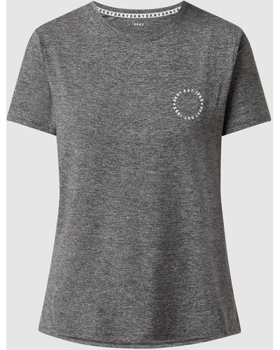 DKNY T-Shirt mit Logo - Grau