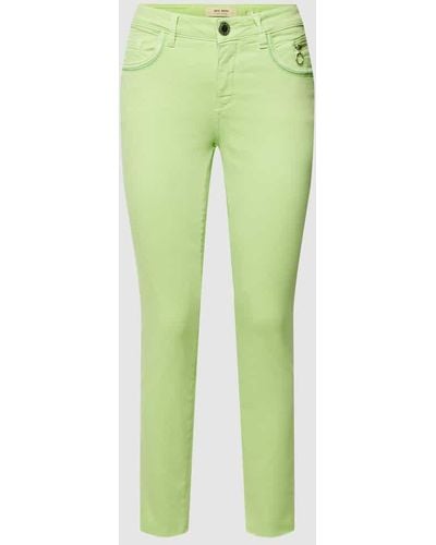 Mos Mosh Jeans im 5-Pocket-Design Modell 'SUMMER' - Grün