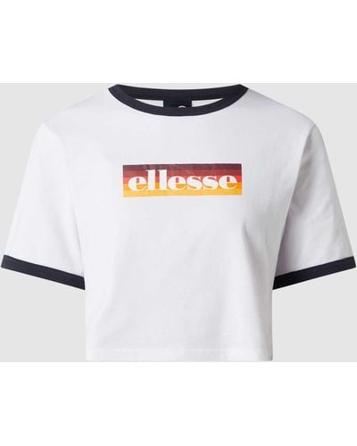 Ellesse T-Shirt mit Logo-Print Modell 'Filide' - Weiß
