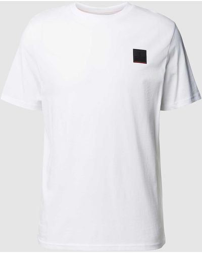 Bogner Fire + Ice T-shirt Met Labelbadge - Wit