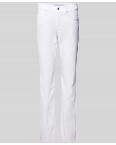 ANGELS Slim Fit Jeans im 5-Pocket-Design Modell 'Cici' - Weiß