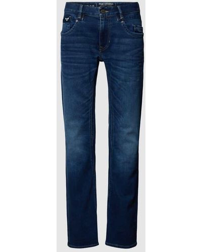 PME LEGEND Relaxed Fit Jeans im 5-Pocket-Design Modell 'Commander' - Blau