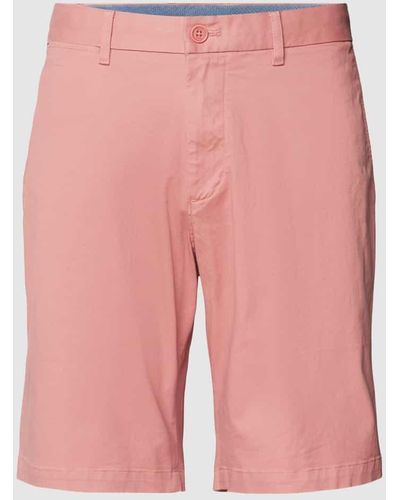 Tommy Hilfiger Shorts in unifarbenem Design - Pink