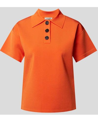Nina Ricci Poloshirt mit Label-Details - Orange