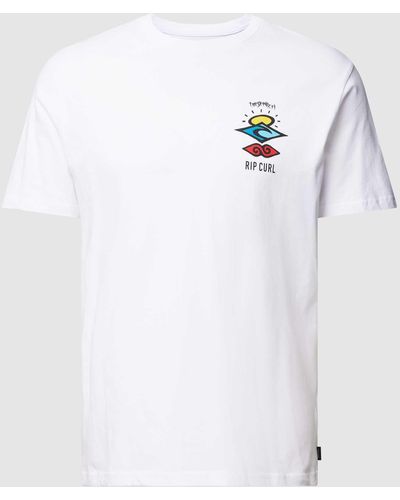 Rip Curl T-Shirt mit Rundhalsausschnitt Modell 'SEARCH ICON' - Weiß