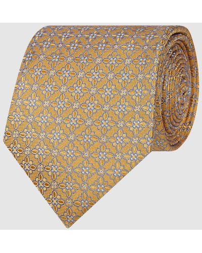 Eton Krawatte aus reiner Seide (8cm) - Natur