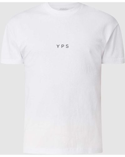 YOUNG POETS SOCIETY T-Shirt aus Baumwolle Modell 'Daylen' - Weiß