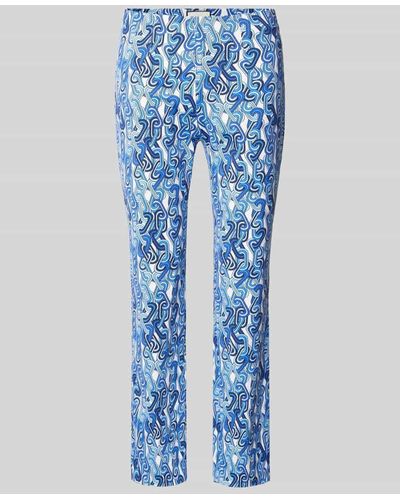 Seductive Hose mit Allover-Muster Modell 'CINDY' - Blau