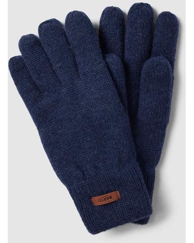 Barts Handschuhe mit Label-Detail Modell 'HAAKON' - Blau