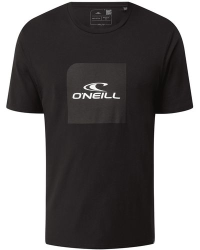 O'neill Sportswear Regular Fit T-Shirt aus Baumwolle - Schwarz