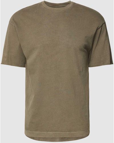 DRYKORN T-Shirt mit Label-Detail Modell 'EROS' - Grün