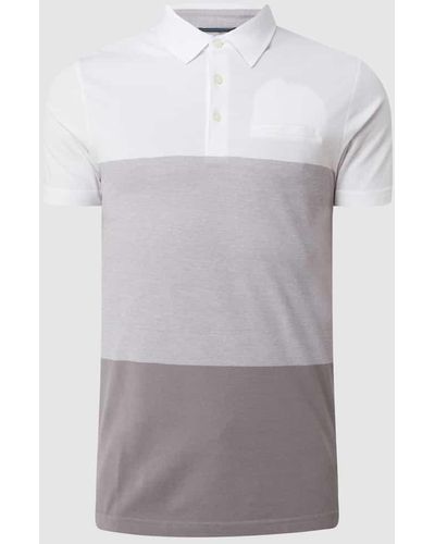 Pierre Cardin Poloshirt aus Baumwolle - Grau