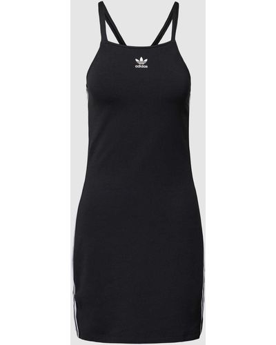 adidas Originals Mini-jurk Met Labelprint - Zwart