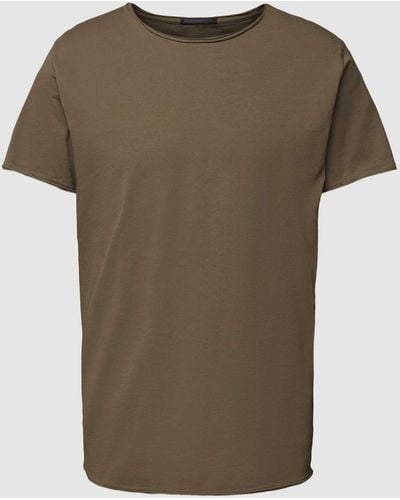 DRYKORN T-Shirt mit Rundhalsausschnitt Modell 'Kendrick' - Grün